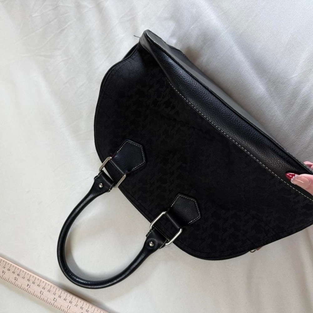 black‎ shoulder bag  y2k black studded chain handbag - Picture 4 of 6